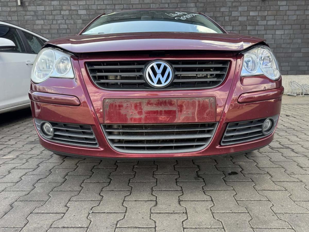 VW Polo 9N3 original Sto&szlig;stange Stossf&auml;nger vorn LC3R Winterred Bj.2005